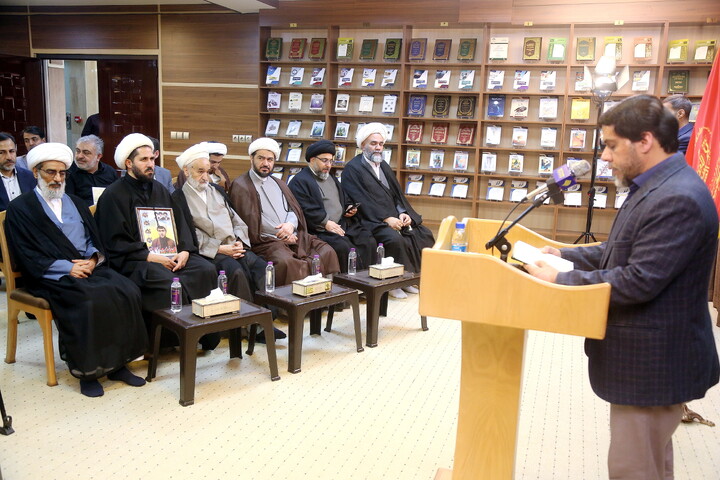 تصاویر/ مراسم تجلیل و تکریم از خانواده های شهدای روحانیت در جنگ رمضان توسط آستان مقدس امام حسین علیه السلام در استان قم