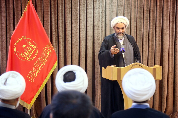 تصاویر/ مراسم تجلیل و تکریم از خانواده های شهدای روحانیت در جنگ رمضان توسط آستان مقدس امام حسین علیه السلام در استان قم
