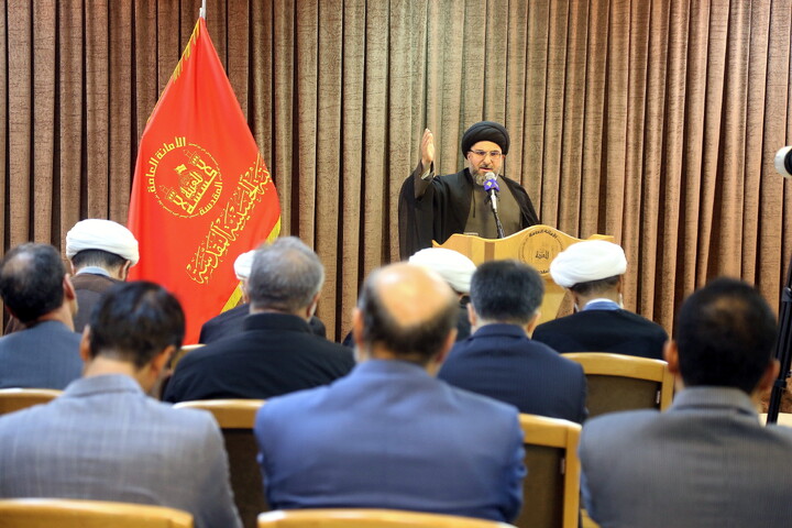 تصاویر/ مراسم تجلیل و تکریم از خانواده های شهدای روحانیت در جنگ رمضان توسط آستان مقدس امام حسین علیه السلام در استان قم