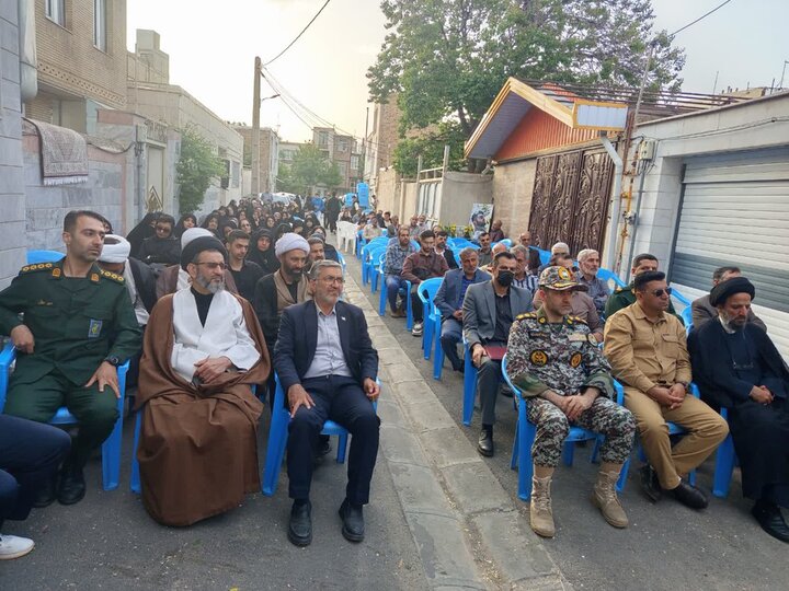 تصاویر/یادواره فرمانده شهید محمد جعفری افتخار کوچه، آبروی محله در شازند