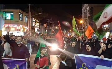 فیلم| هشتاد و ششمین اجتماع مردم ساوه در بیعت با رهبر انقلاب