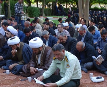 تصاویر/ برگزاری دعای عرفه در شهرستان چهاربرج