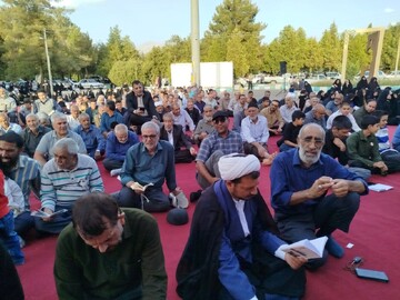 تصاویر/ مراسم قرائت دعای عرفه در ماهان