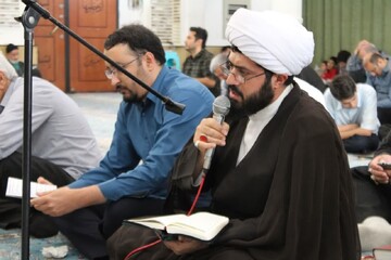 تصاویر/ برگزاری مراسم دعای عرفه در مسجد جامع در شهرستان عباس آباد