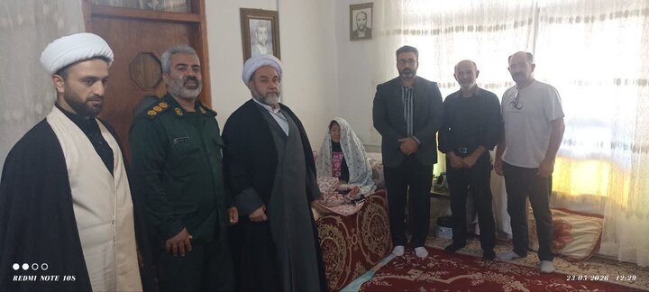 تصاویر / دیدار امام جمعه گلوگاه با جانباز سرافراز دفاع مقدس