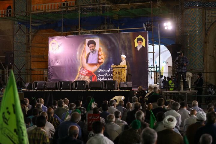تصاویر/ مراسم شهادت امام‌محمد باقر(علیه‌السلام) و سالگرد آیت‌الله سیدجواد مدرسی