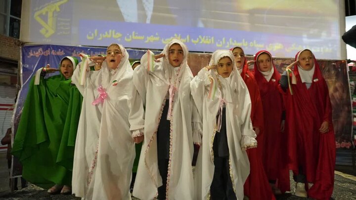 تصاویر/ تداوم اجتماع دشمن ستیز مردم چالدران در هشتاد و ششمین شب متوالی