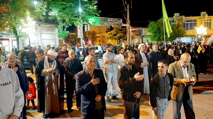 تصاویر/ هشتاد و ششمین قرار شبانه مردم شاهین دژ
