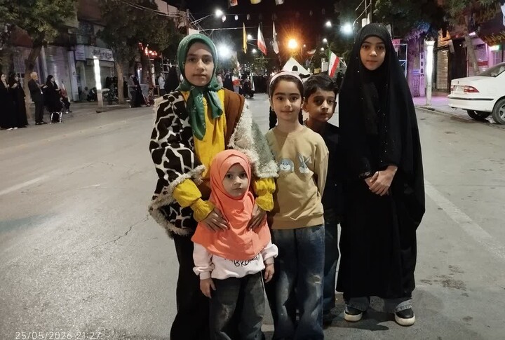 تصاویر / حضور پرشور نوجوانان و نونهالان ملایری در شب های اقتدار