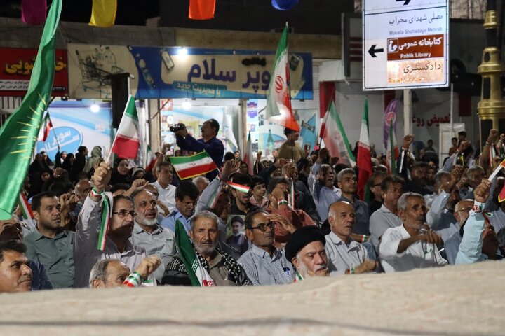 تصاویر/ ۸۶ شب میدان‌داری مردم دیّر