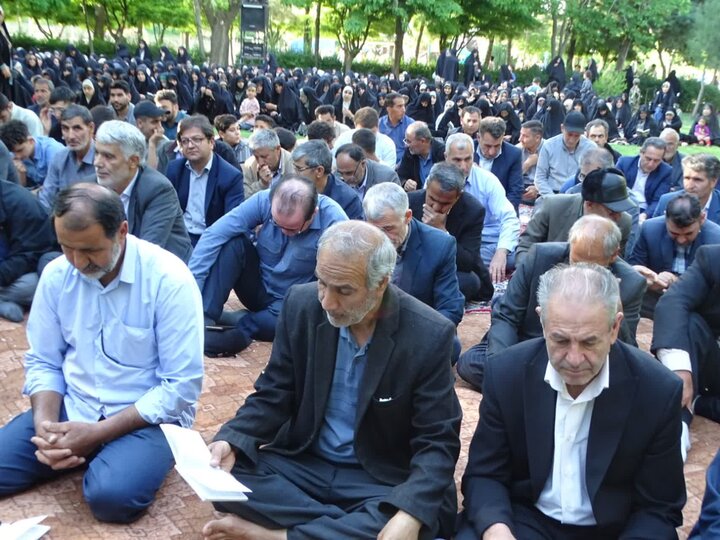 تصاویر/ برگزاری دعای عرف دل شهرستان چهاربرج