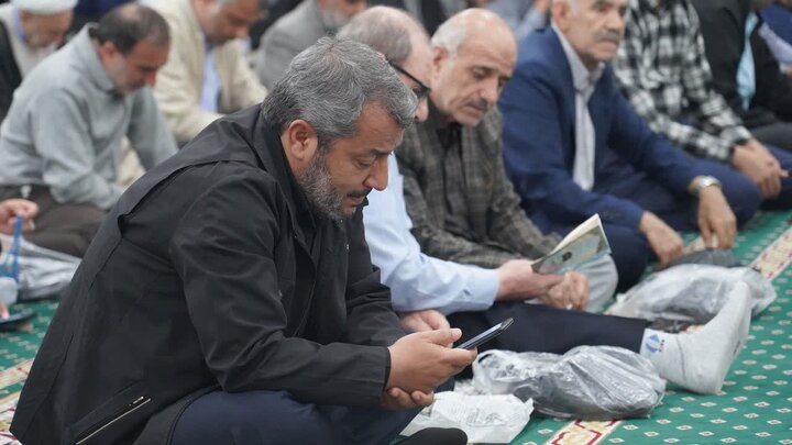 تصاویر/ مراسم قرائت دعای پر فیض عرفه  در خوی