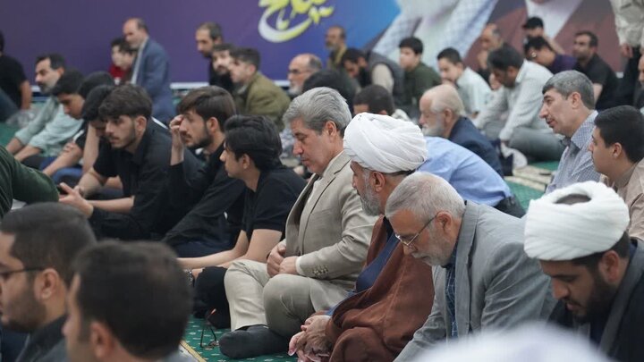 تصاویر/ مراسم قرائت دعای پر فیض عرفه  در خوی