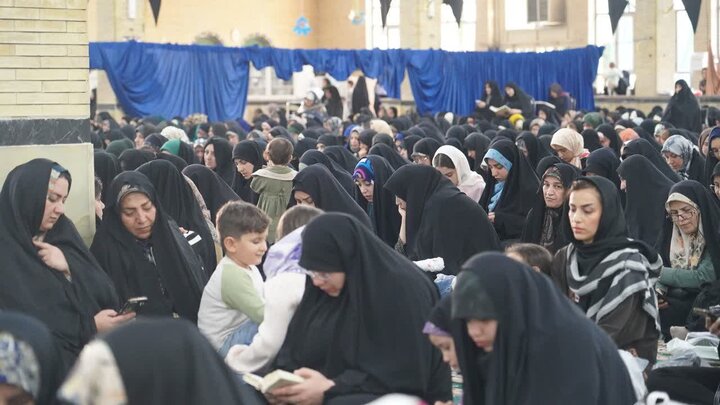 تصاویر/ مراسم قرائت دعای پر فیض عرفه  در خوی