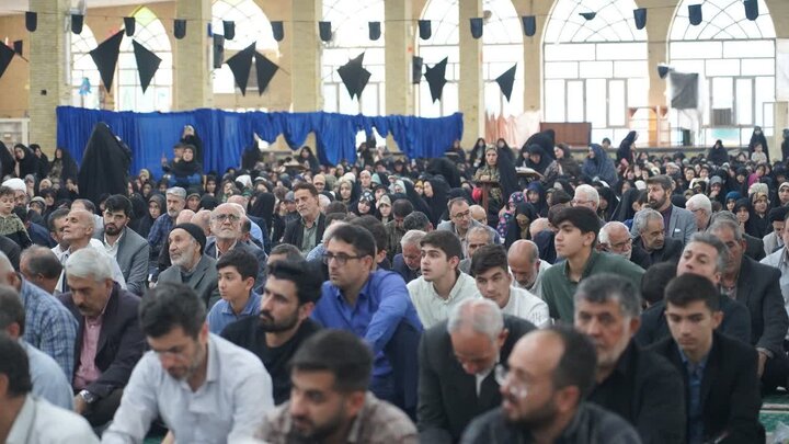 تصاویر/ مراسم قرائت دعای پر فیض عرفه  در خوی