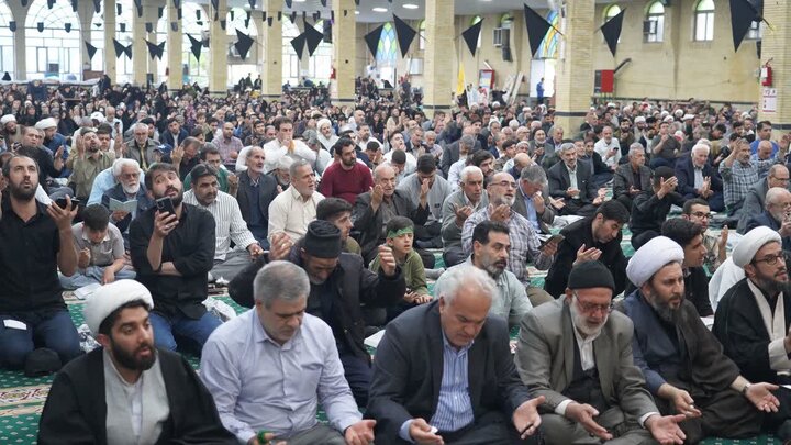 تصاویر/ مراسم قرائت دعای پر فیض عرفه  در خوی