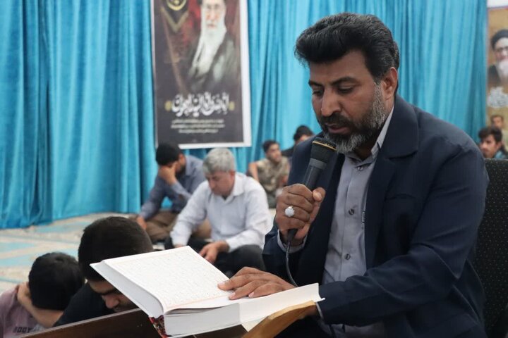 تصاویر/ مراسم قرائت دعای عرفه در قلعه‌گنج