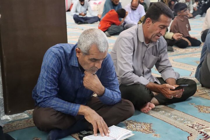 تصاویر/ مراسم قرائت دعای عرفه در قلعه‌گنج