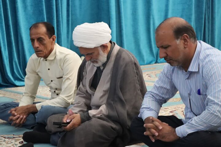 تصاویر/ مراسم قرائت دعای عرفه در قلعه‌گنج