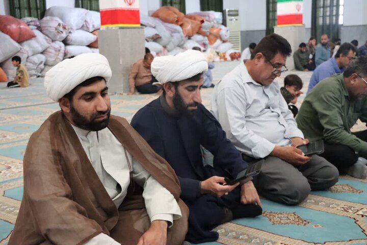 تصاویر/ مراسم قرائت دعای عرفه در قلعه‌گنج