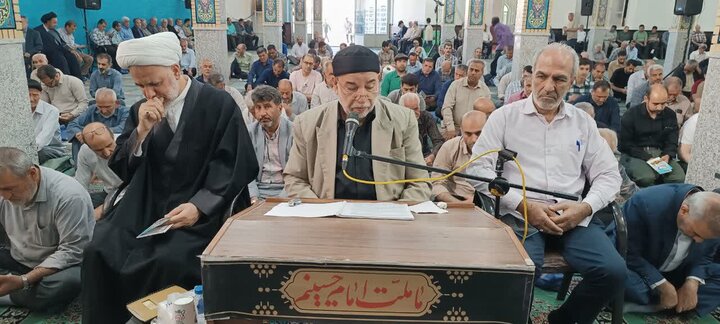تصاویر/برگزاری دعای عرفه در ساوه