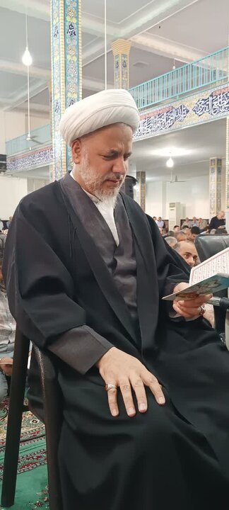 تصاویر/برگزاری دعای عرفه در ساوه