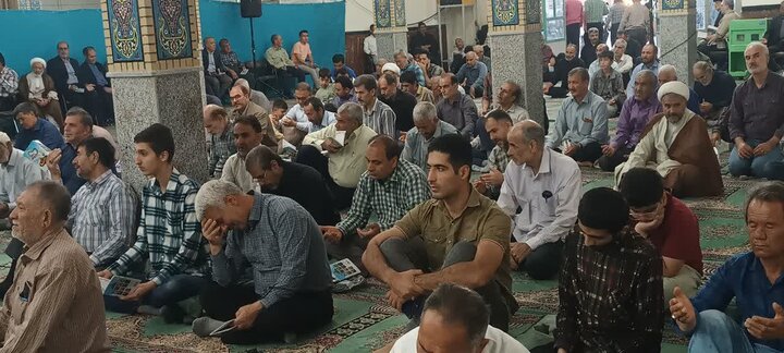 تصاویر/برگزاری دعای عرفه در ساوه