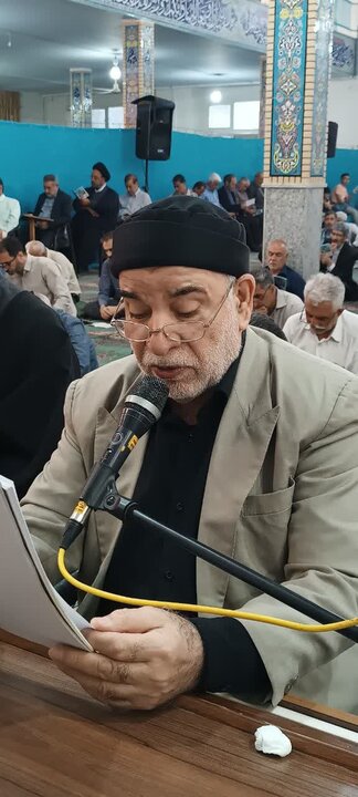 تصاویر/برگزاری دعای عرفه در ساوه