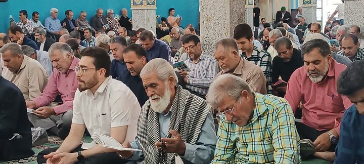 تصاویر/برگزاری دعای عرفه در ساوه