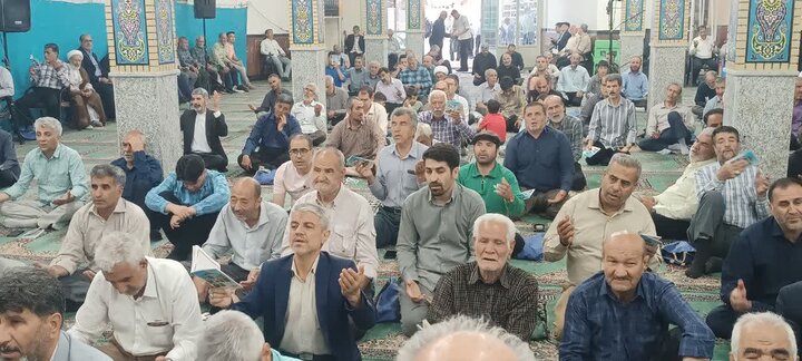 تصاویر/برگزاری دعای عرفه در ساوه