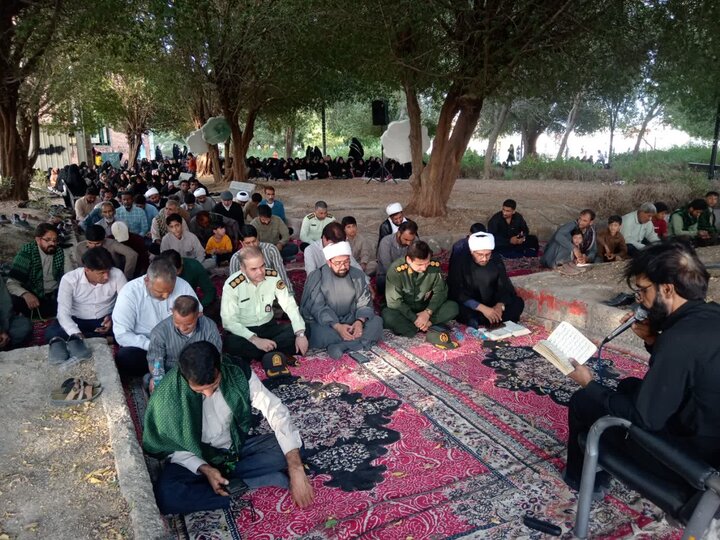 تصاویر/ مراسم قرائت دعای عرفه در رودبارجنوب