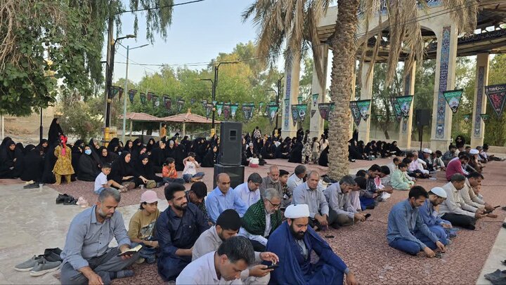 تصاویر/ مراسم قرائت دعای عرفه در ریگان