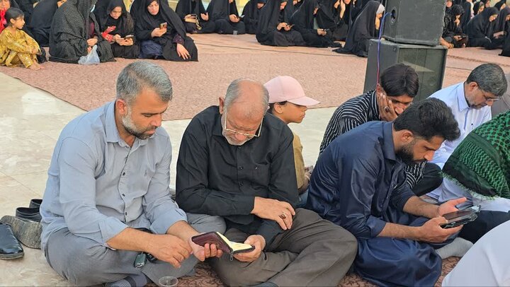 تصاویر/ مراسم قرائت دعای عرفه در ریگان