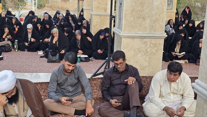 تصاویر/ مراسم قرائت دعای عرفه در ریگان