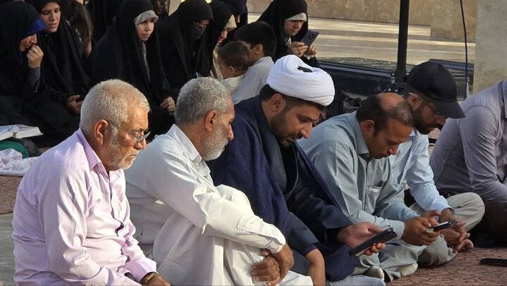 تصاویر/ مراسم قرائت دعای عرفه در ریگان