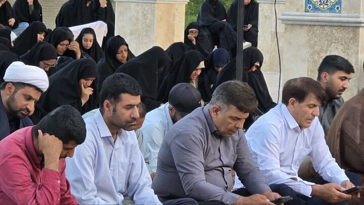 تصاویر/ مراسم قرائت دعای عرفه در ریگان