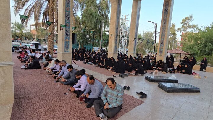تصاویر/ مراسم قرائت دعای عرفه در ریگان