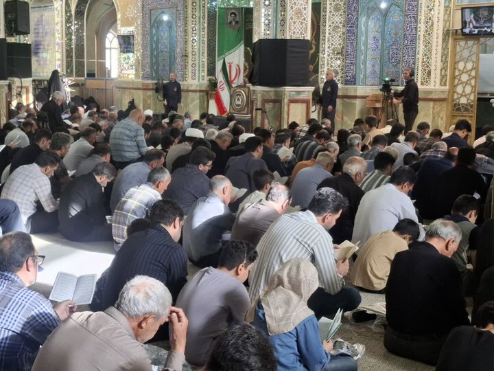 تصاویر/مراسم پرفیض دعای عرفه در «نجف ایران» هلال بن علی(ع)