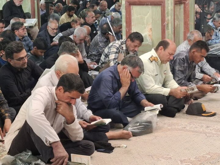 تصاویر/مراسم پرفیض دعای عرفه در «نجف ایران» هلال بن علی(ع)