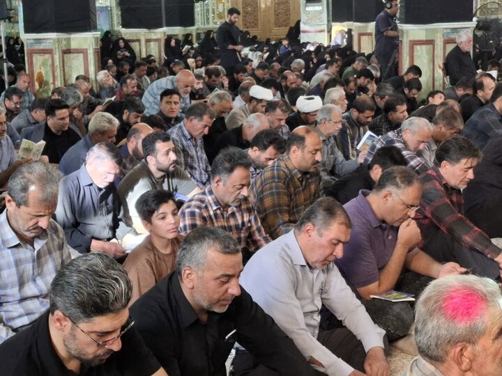 تصاویر/مراسم پرفیض دعای عرفه در «نجف ایران» هلال بن علی(ع)