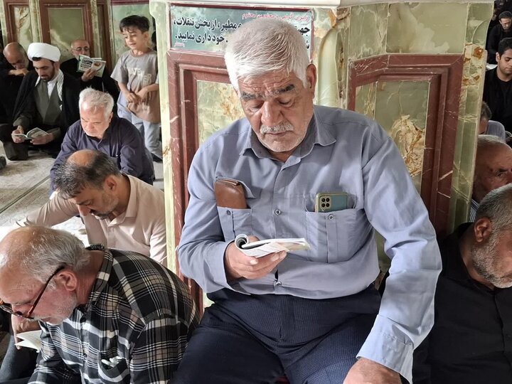 تصاویر/مراسم پرفیض دعای عرفه در «نجف ایران» هلال بن علی(ع)
