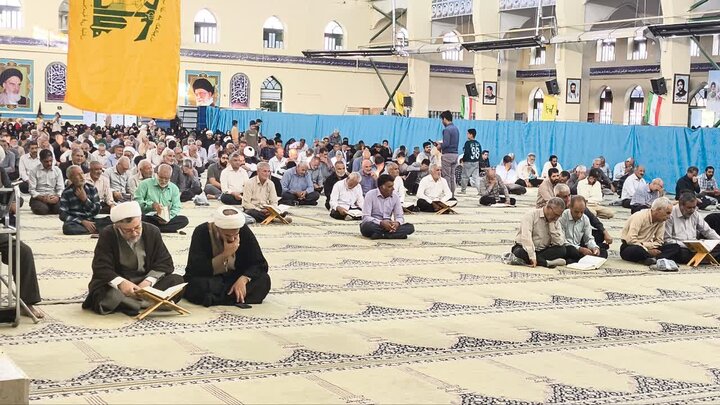 تصاویر/ مراسم قرائت دعای عرفه در شهربابک