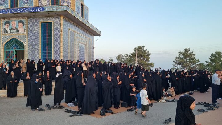 تصاویر/ مراسم قرائت دعای عرفه در رابر