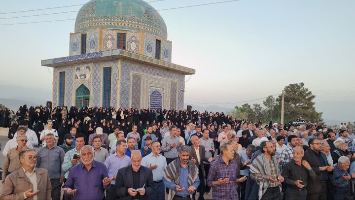 تصاویر/ مراسم قرائت دعای عرفه در رابر