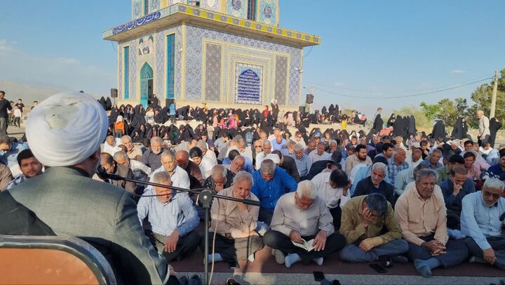 تصاویر/ مراسم قرائت دعای عرفه در رابر