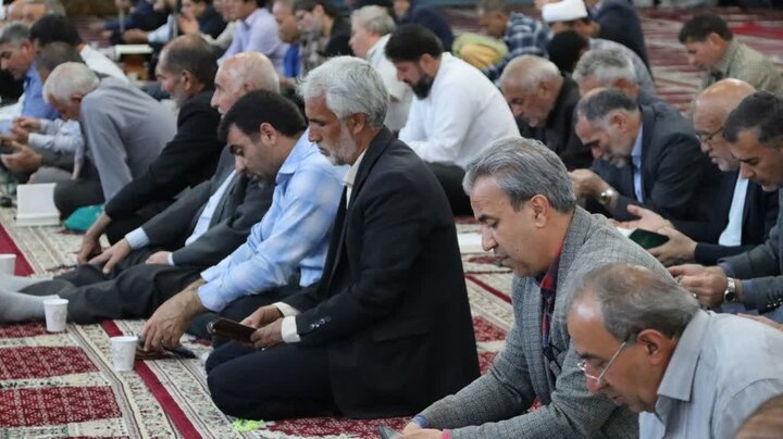 تصاویر/ برگزاری دعای عرفه در شاهین دژ