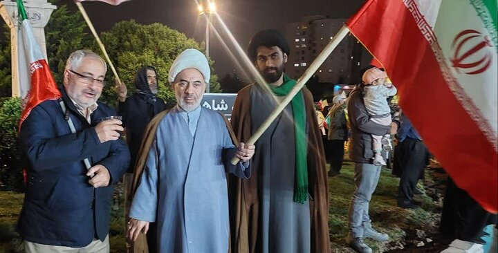 تصاویر/ اجتماع بزرگ اهالی مسجد امام حسن مجتبی (ع) شهرک شهید محلاتی در خون خواهی امام شهید