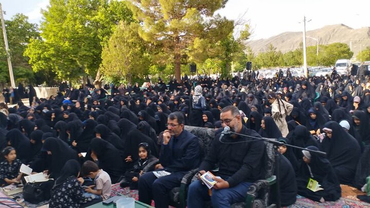تصاویر/ مراسم قرائت دعای عرفه در کوهبنان