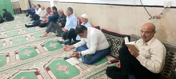 تصاویر/ مراسم پرفیض دعای عرفه در آب‌پخش