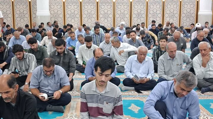 تصاویر/ برگزاری دعای عرفه در شهر جم